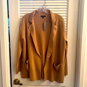 JCrew Eloise Sweater Blazer in heather khaki size S - never worn NWT MSRP $158